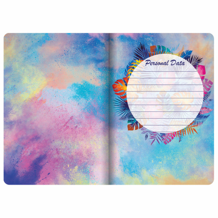 Тетради 40 л. в клетку обложка SoftTouch, НАБОР 3 шт., бежевая бумага 70 г/м2, сшивка, А5 (147х210 мм), SUMMER, BRAUBERG, 403793 - Тетради 40-48 листов