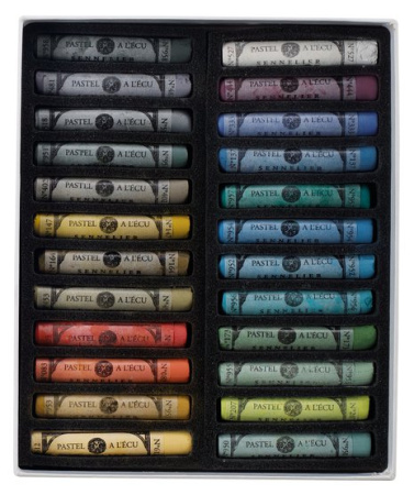 Набор сухих пастелей "A' L'ECU" Sennelier, 24 цвета, "Пейзаж" в картонной коробке - Пастель художественная в наборах