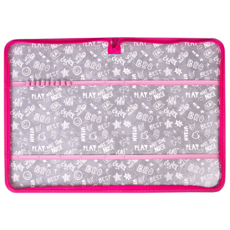 Папка для труда на молнии BRAUBERG А4 с ручкой, 1 отделение, картон, органайзер, "Samoyed", 270989 - Папки для тетрадей и уроков труда