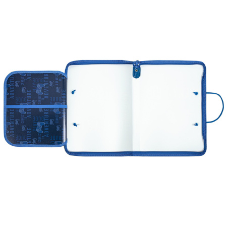 Папка для труда на молнии с ручками ПИФАГОР А4, 1 отделение, пластик, органайзер, "Aracde Fun", 271474 - Папки для тетрадей и уроков труда