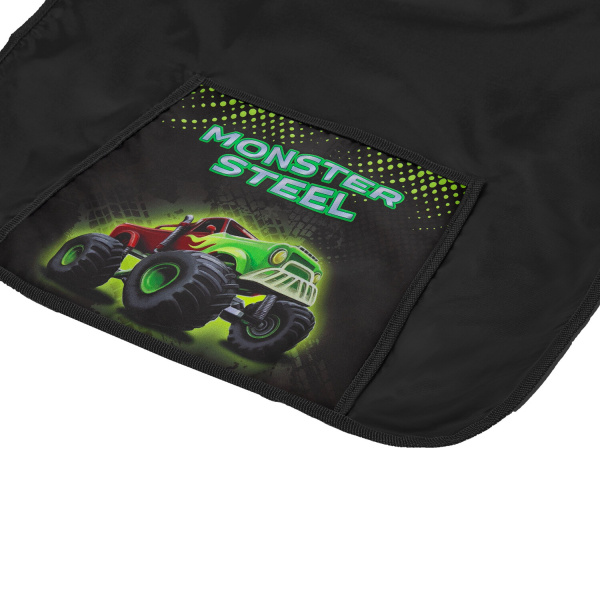 Фартук с нарукавниками для уроков труда ПИФАГОР, 1 карман, 44x55 см, "Monster steel", 270925 - Аксессуары для рисования