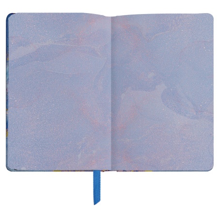 Ежедневник недатированный А5 (138х213 мм), BRAUBERG VISTA, под кожу, твердый, 136 л., "Marble", 112008 - Ежедневники с покрытием "под кожу и ткань"