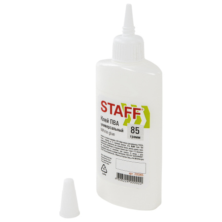Клей ПВА STAFF евро, 85 г, 220365 - Клей ПВА