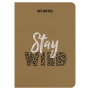 Тетрадь 60 л. в клетку обложка КРАФТ, бежевая бумага 70 г/м2, сшивка, В5 (179х250 мм), СЛОГАН, BRAUBERG, 403810 - Тетради более 60 листов