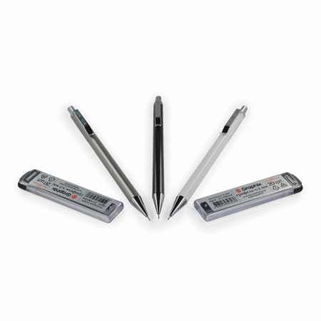 Карандаш механический BRUNO VISCONTI UltraGraphix, металлический корпус ассорти, 0,3 мм, ластик, 21-0033 - Карандаши механические
