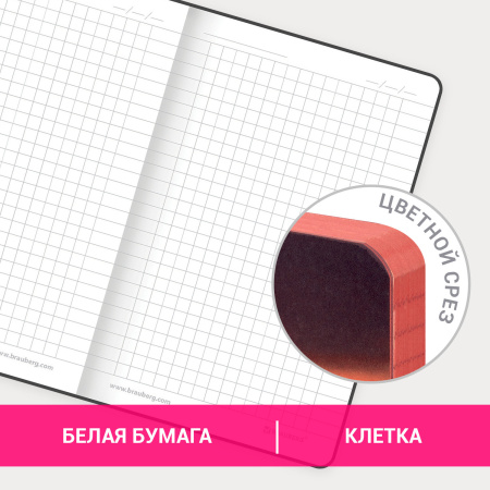 Блокнот МАЛЫЙ ФОРМАТ (100х150 мм) А6, BRAUBERG VISTA "Flamingo", под кожу, гибкий, тиснение фольга, 80 л., 112099 - Бизнес-блокноты и бизнес-тетради