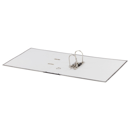 Папка-регистратор ГВАРДИЯ, усиленный корешок, мраморное покрытие, 80 мм, с уголком, черная, 227527 - Папки-регистраторы с арочным механизмом