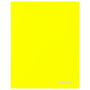 Папка с металлическим скоросшивателем и внутренним карманом BRAUBERG "Neon", 16 мм, желтая, до 100 листов, 0,7 мм, 227465 - Папки с пружинным и пластиковым скоросшивателем