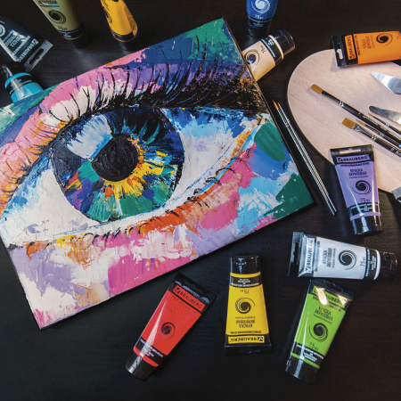 Краска акриловая художественная BRAUBERG ART CLASSIC, флакон 250 мл, СЕРЕБРИСТАЯ, 191715 - Краски металлик