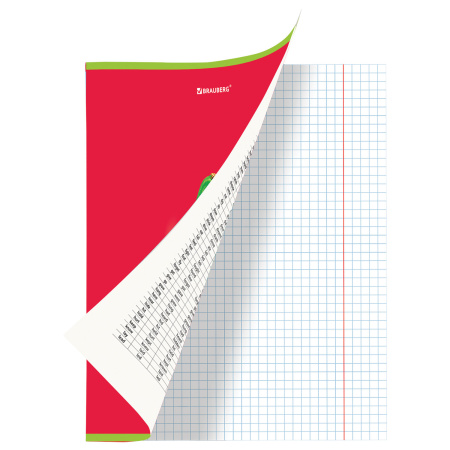 Тетрадь предметная "AVOCADO" 48 л., глянцевый лак, АНГЛИЙСКИЙ ЯЗЫК, клетка, BRAUBERG, 404275 - Тетради предметные