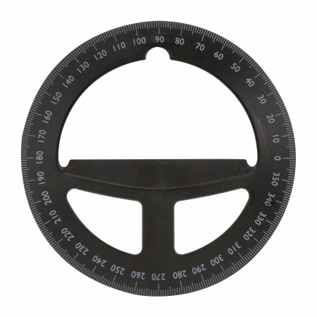 Набор чертежный BRAUBERG объёмный (линейка 20 см, угольник, транспортир), черный, подвес, 210746 - Наборы чертежные