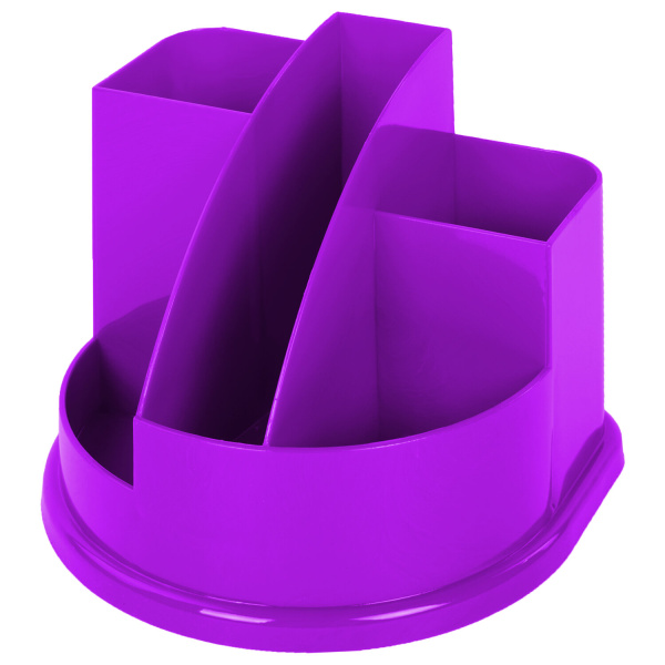 Подставка-органайзер BRAUBERG STYLE COLOR, 5 отделений, 132х122х108 мм, ассорти, 238095, ОР55 - Подставки канцелярские без наполнения