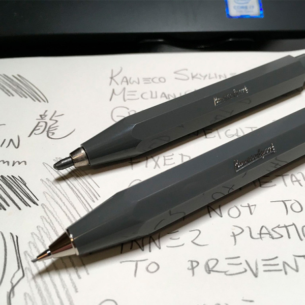 Карандаш механический KAWECO SKYLINE Sport 0.7мм черный - Цанговые, механические карандаши