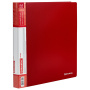 Папка на 4 кольцах, ширина 25 мм, BRAUBERG EXTRA, до 170 листов, КРАСНАЯ, 0,7 мм, 270545 - Папки на кольцах