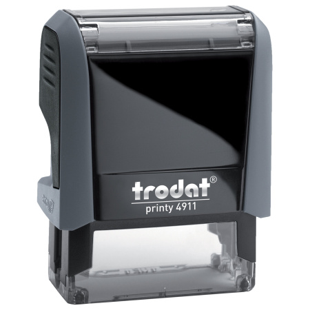 Оснастка для штампа, размер оттиска 38х14 мм, синий, TRODAT 4911 P4, подушка в комплекте, 52869 - Оснастки для штампов