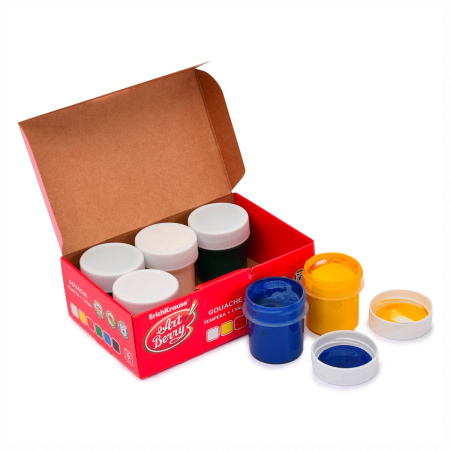 Набор школьных принадлежностей в подарочной коробке ERICH KRAUSE, 43 предмета, 45413 - Наборы первоклассников