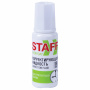 Корректирующая жидкость STAFF "Everyday" быстросохнущая, 15 мл, с кисточкой, 229398 - Корректирующие жидкости