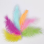 Перья декоративные страусиные, 10-12 см, 24 шт., 6 цветов, пастель, ассорти, ОСТРОВ СОКРОВИЩ, 661379 - Перья для творчества