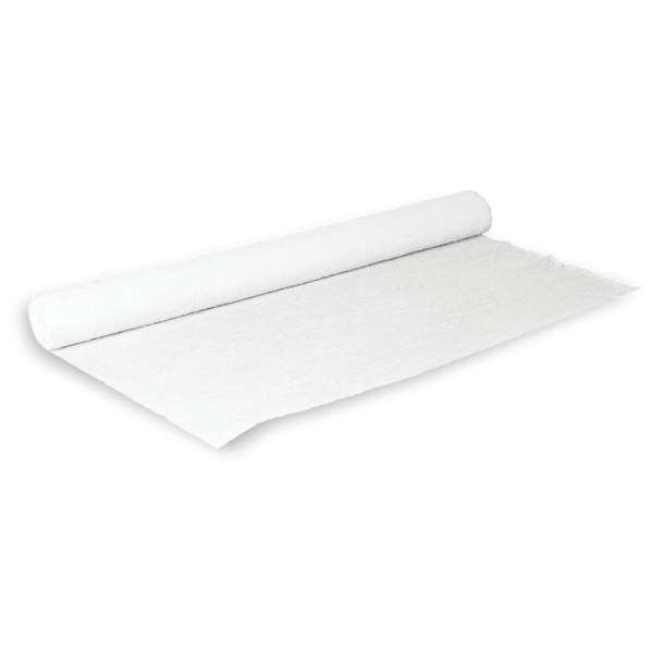 Бумага гофрированная/креповая, 110 г/м2, 50х250 см, белая, ОСТРОВ СОКРОВИЩ, 129153 - Цветная бумага