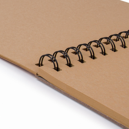 Альбом для рисования, крафт-бумага 140 г/м2, 147х205 мм, 30 л., спираль, BRAUBERG ART CLASSIC, 105915 - Альбомы, скетчбуки и бумага для графики и эскизов