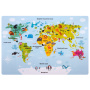 Настольное покрытие ПИФАГОР, А3+, пластик, 46x33 см, "Map", 270403 - Коврики настольные детские
