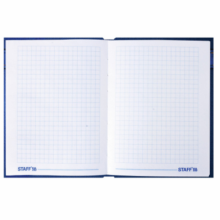Блокнот МАЛЫЙ ФОРМАТ 110х147 мм А6, 80 л., твердый переплет, ламинированная обложка, клетка, STAFF, "Джинса", 120952 - Блокноты в книжном переплете