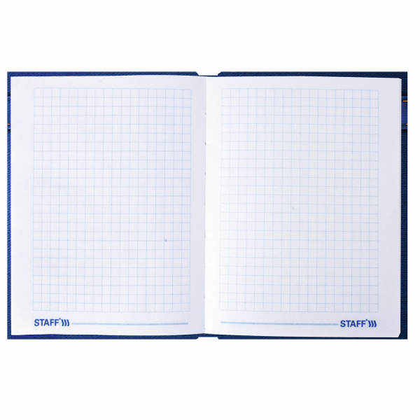 Блокнот МАЛЫЙ ФОРМАТ 110х147 мм А6, 80 л., твердый переплет, ламинированная обложка, клетка, STAFF, "Джинса", 120952 - Блокноты в книжном переплете