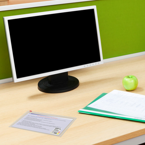 Папка-конверт на молнии МАЛОГО ФОРМАТА (245х190 мм), А5, прозрачная, 0,12 мм, STAFF, 224980 - Папки-конверты на молнии