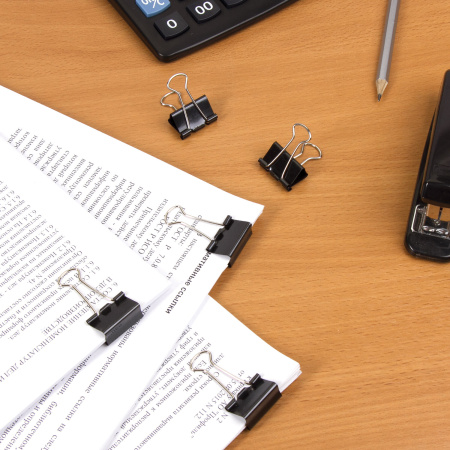 Набор STAFF "Profit", зажимы 19 и 25 мм по 6 шт., скрепки 28 мм/60 шт., 50 мм/30 шт., кнопки-гвоздики 50 шт., блистер, 226255 - Наборы канцелярских мелочей