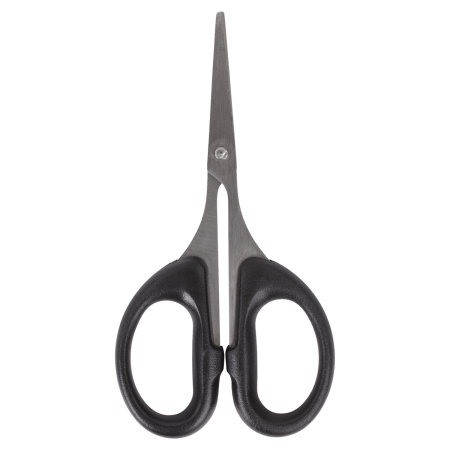 Ножницы для хобби и рукоделия ОСТРОВ СОКРОВИЩ 105 мм, классической формы, черные, 237103 - Ножницы для хобби и рукоделия