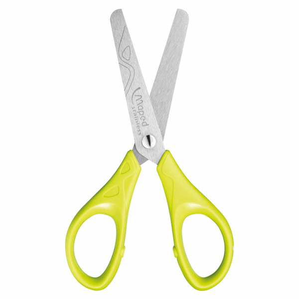 Ножницы MAPED "Essentials", 130 мм, закругленные лезвия, ассорти, 464210 - Ножницы универсальные