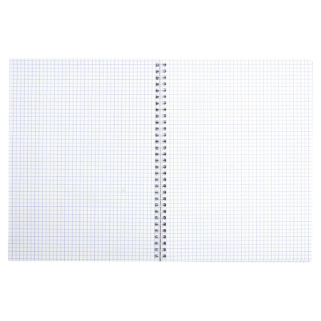 Тетрадь бумвинил, А4, 96 л., гребень, офсет №1, клетка, STAFF, СИНИЙ, 403406 - Тетради формата А4