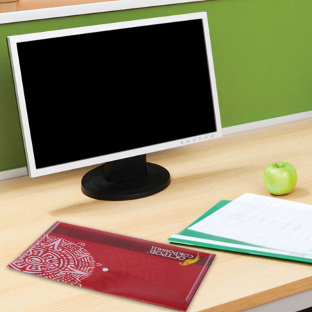 Папка-конверт с кнопкой ОСТРОВ СОКРОВИЩ, А4, 160 мкм, до 100 листов, цветная печать, 228051 - Папки-конверты с кнопкой