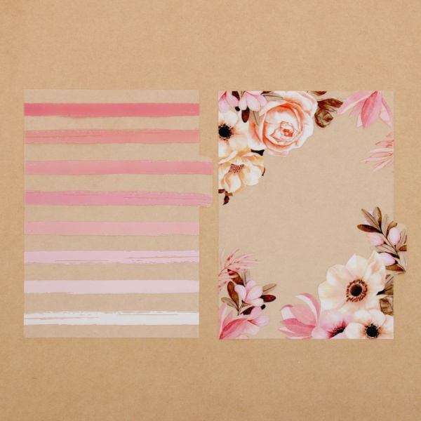 Набор ацетатных разделителей для планера «Нежность», 6 листов, размер 16*25 см - Разделители для планера