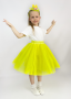 Юбка нарядная из фатина желтый неон - Юбки