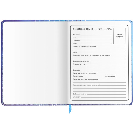 Дневник 1-4 класс 48 л., кожзам (твердая), застежка, ЮНЛАНДИЯ, "ФУТБОЛ", 105958 - Дневники для младших классов