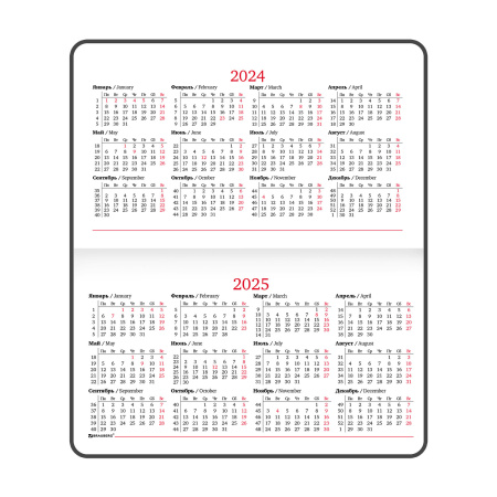 Еженедельник датированный 2024 МАЛЫЙ ФОРМАТ А6 95х155 мм, BRAUBERG "Rainbow", под кожу, сиреневый, 115046 - Еженедельники