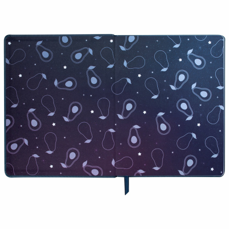 Дневник 1-11 класс 48 л., кожзам (твердая), печать, глиттер, ЮНЛАНДИЯ, "Space Avo", 106201 - Дневники универсальные