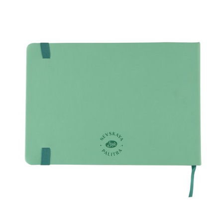 Скетчбук для акварели "Ладога", мятный, 300 г/м2, А5, 100 % хлопок, 20 листов, среднее зерно - Альбомы и бумага для акварели и масла