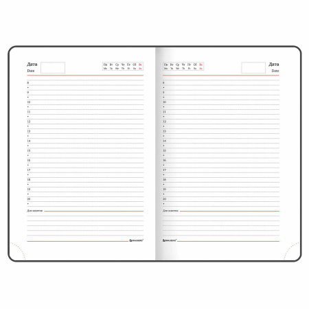 Ежедневник недатированный B6 (127х186 мм), BRAUBERG VISTA, под кожу, гибкий, 136 л., "Toucan tropics", 112114 - Ежедневники с покрытием "под кожу и ткань"