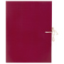 Короб архивный А4 (240х330 мм), 35 мм, 2 завязки, бумвинил, до 300 листов, бордовый, BRAUBERG, 122037 - Короба архивные