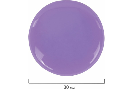 Магниты 30 мм, НАБОР 8 шт., BRAUBERG "PASTEL", блистер, 272518 - Наборы канцелярских мелочей