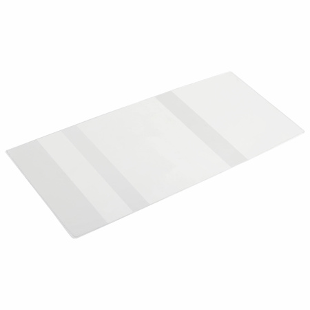 Обложка ПВХ для учебников, ЮНЛАНДИЯ, С ЗАКЛАДКОЙ, универсальная, 110 мкм, 233х450 мм, штрих-код, 229319 - Обложки для книг, тетрадей и журналов