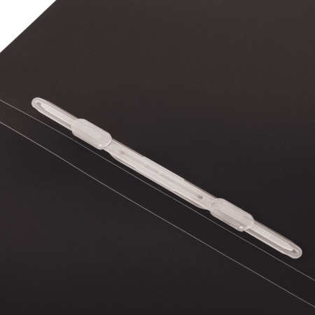 Папка с пластиковым скоросшивателем BRAUBERG "Office", черная, до 100 листов, 0,5 мм, 222645 - Папки с пружинным и пластиковым скоросшивателем