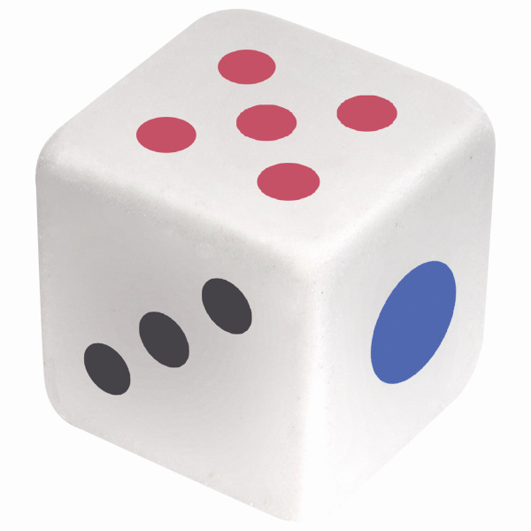 Ластик BRAUBERG "Cubo", 24х24х24 мм, белый, ассорти, 223605 - Ластики классические