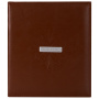 Фотоальбом BRAUBERG "Beta" 20 магнитных листов, 23х28 см, под гладкую кожу, коричневый, 391180 - Фотоальбомы
