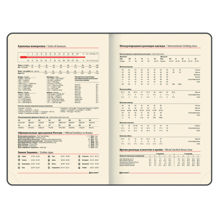 Еженедельник датированный 2024 А5 145х215 мм BRAUBERG "Imperial", под кожу, синий, 115027 - Еженедельники