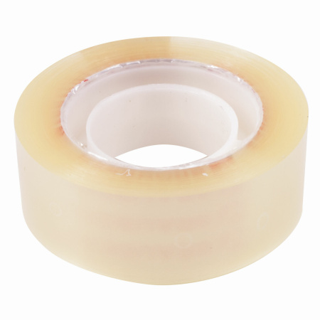 Клейкие ленты 19 мм х 33 м канцелярские BRAUBERG, комплект 2 шт., прозрачные, гарантированная длина, европодвес, 221695 - Клейкие ленты канцелярские