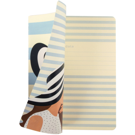 Тетрадь 40 л. в точку обложка SoftTouch, бежевая бумага 70 г/м2, сшивка, А5 (147х210 мм), БЛАЖЕНСТВО, BRAUBERG, 403800 - Тетради 40-48 листов