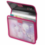 Папка для тетрадей ЮНЛАНДИЯ А5, пластик, 2 отделения, клапан на липучке, "Hug Me", 271489 - Папки для тетрадей и уроков труда